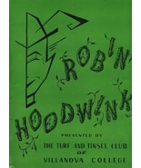 Robin Hoodwink Program Villanova College Turf and Tinsel Club 1953 - £38.68 GBP
