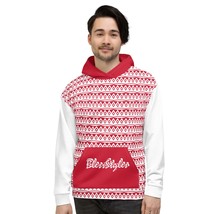 Red And White Royal Unisex Hoodie - £49.57 GBP