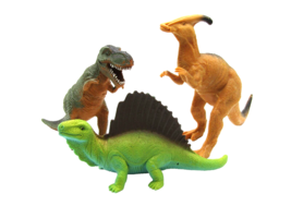 3 Greenbrier International Dinosaur Figure Toy Lot Dimetrodon T-Rex Pterodactyl - £19.38 GBP