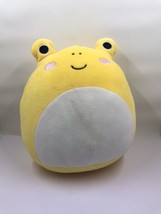 Squishmallows 7.5&quot; Leigh Yellow Toad Frog New KellyToy Plush Stuffed Animal - £4.39 GBP