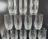 12 Cristal D&#39;Arques Premiere Ovation Coolers Set Elegant Clear Cut Tumbl... - $122.63