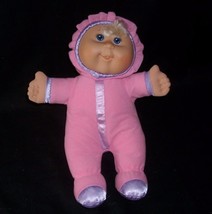 12" 2011 Cabbage Patch Kids Baby Pink Purple Soft Stuffed Animal Plush Toy Doll - $23.75