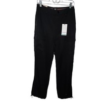 SCOTCH &amp; SODA LARA HIGH RISE STRAIGHT LEG CARGO PANT IN BLACK SIZE MEDIU... - $28.07