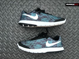 Nike Women&#39;s Size 7 Running Walking Shoes Green Black White Sneakers 844... - £30.63 GBP