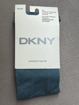 Vintage DKNY Womens Opaque Tights 412 Size Medium Blue Control Top Donna... - $296.36 MXN