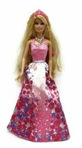 1997 Mattel Barbie Doll With Floral Print Dress #33731 Loose - £9.27 GBP