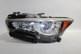 Left Driver Headlight LED Fits 2014-2017 INFINITI Q50 OEM #24000Without Adapt... - £358.64 GBP