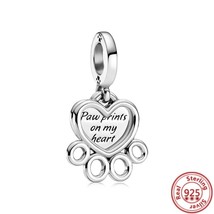 Sterling Silver Puppy Castle beads Pendant Pandora 925 Original Charm br... - £15.72 GBP