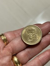 2008 D- John Q Adams Presidential Golden Dollar Coin US 1$ Decent Condition - £8.13 GBP