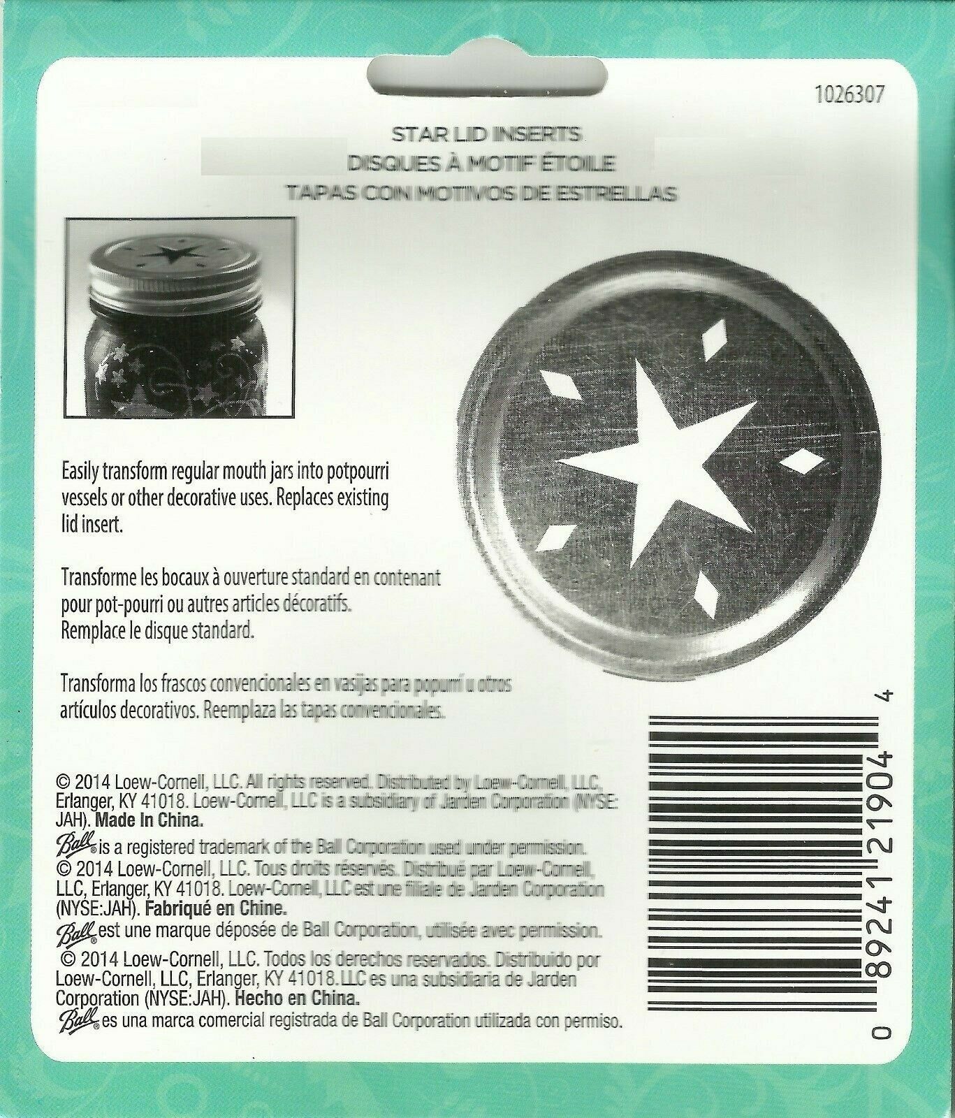 4 STAR LID INSERTs Transform Mason Regular Mouth Canning Jar Metal Lid I... - $24.11
