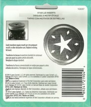 4 STAR LID INSERTs Transform Mason Regular Mouth Canning Jar Metal Lid Insert - £12.12 GBP