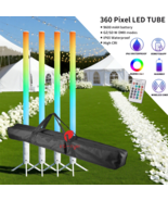 Wireless RGBWA 5in1 Pixel Tube LED Stage Light Bar WIFI  Battery 360 Tub... - $799.00
