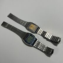 Vintage Seiko World Time  A239-502a And Seiko Ani-digi H449-5270 For Repair - $3,340.17 MXN