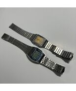 Vintage Seiko World Time  A239-502a And Seiko Ani-digi H449-5270 For Repair - $3,335.05 MXN