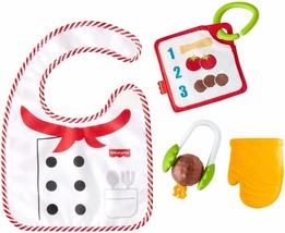 Fisher-Price Cutest Chef Gift Set, 4 cooking-themed baby toys with weara... - £8.30 GBP