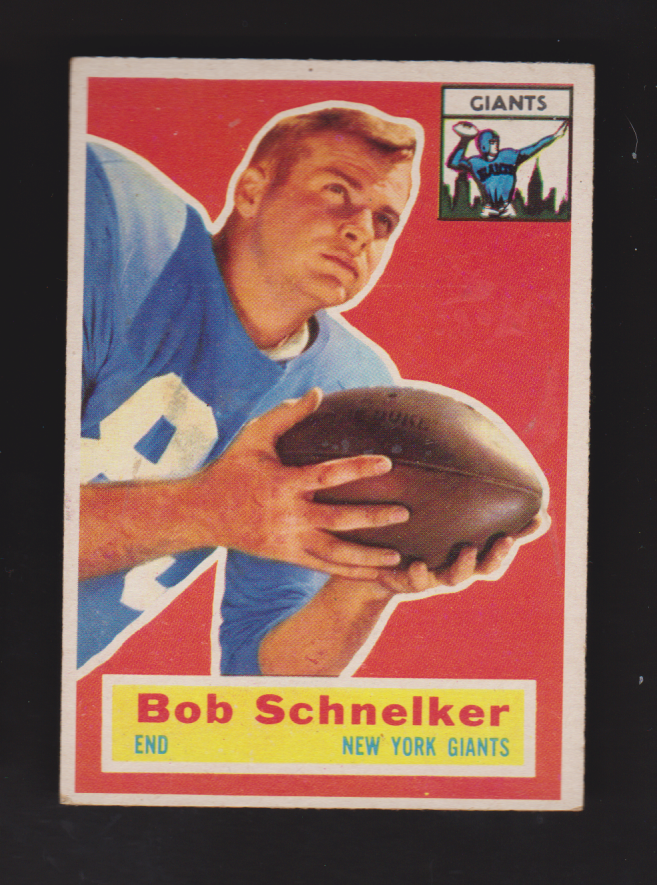 1956 Topps #89 Bob Schnelker Rookie Giants - $8.96