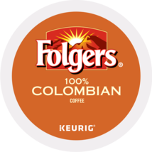 Folgers 100% Colombian Coffee 24 to 144 Keurig K cup Pick Any Size FREE ... - £19.52 GBP+