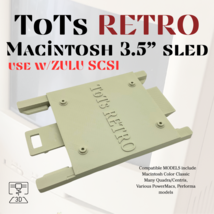 Apple Macintosh 3.5” Drive sled for ZULUSCSI 3d Printed Mac Color Classic - $186.75 MXN