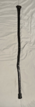 Wood Walking Stick Cane Stained Black Hand Knob 37 Inches - £39.47 GBP