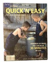Ivy Cottage Quick &#39;N&#39; Easy Scrapbooking Craft Book 2002 - $7.95