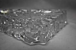 Heavy Clear Glass Cigar Ashtray Measures 7.5" image 11