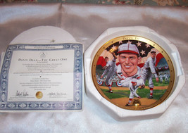 Franklin Mint Heirloom Plate - Royal Doulton - DIZZY DEAN -The Great One &amp;COA - £19.39 GBP