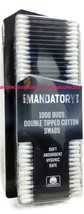 NEW MANDATORY MEN 1000 COTTON SWABS Buds Double Tip Makeup Applicator Fl... - $14.84