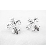 Class A Collection Silver - Plated Fleur de Lis Earrings - €8,55 EUR