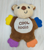 Playtex Baby Cool Koala plush teddy teether lovey colored hands feet - £4.57 GBP