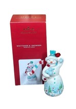 Hallmark 2021 Whittaker Q Snowden Snowman Ornament 17th Snowtop Lodge Ch... - €28,10 EUR