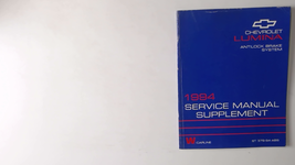1994 GM Chevrolet Lumina Service Manual Supplement ST 379-94-ABS W-Carline - £7.23 GBP
