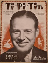 TI-PI-TIN-1938 Vintage Sheet Music Mexican Waltz Maria Grever Horace Heidt - $13.46