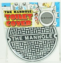 Manhole Toilet Cover - 9.75&quot; Novelty Gag Toy Or Funny Gift New - £3.17 GBP