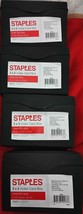 Set of 4 Staples 3x5 index card boxes - $25.00