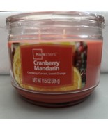 Mainstays Cranberry Mandarin Scented 3-Wick Glass Jar Candle, 11.5 oz. - $12.91 CAD