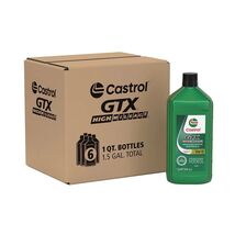 CASTROL GTX 10W 30 OIL SYNTHETIC SYN BLEND MOTOR ENGINE CAR SAE 10W30 6 ... - $44.99