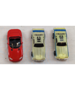 Lot of 3 vintage slot cars FOR PARTS OR REPAIR Ideal TCR 1977 Glow In Th... - $24.74
