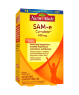 Nature Made SAM-e Complete 400mg 36ct Dietary Supplement - Exp 2027+ - $558.49 MXN
