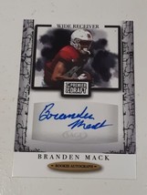 Branden Mack Denver Broncos 2021 Sage Premier Draft Certified Autograph Card - £3.90 GBP