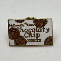 McDonald’s Chocolate Chip Cookie Fast Food Restaurant Enamel Lapel Hat Pin - £6.35 GBP