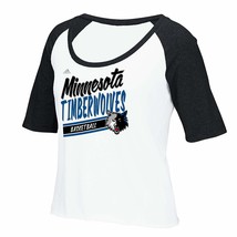 NWT NBA Minnesota Timberwolves Women&#39;s  Size Large Short Sleeve Tee Shirt - £13.56 GBP