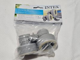 Intex 25009 Adapter B Hose Conversion Kit 1.25" to 1.5" Pool Fitting - $13.49