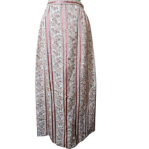 Vintage Pink and Cream Maxi Skirt Size 4 - £27.47 GBP