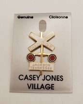 Casey Jones Village Railroad Crossing Collectible Lapel Hat Pin Jackson TN - $19.60