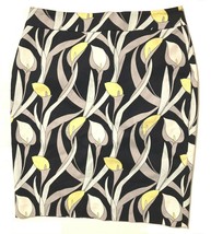 Ann Taylor Factory Women&#39;s Lined Skirt Floral Size 8 Hidden Rear Zipper  - $14.84