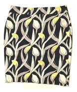 Ann Taylor Factory Women&#39;s Lined Skirt Floral Size 8 Hidden Rear Zipper  - £11.89 GBP