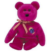 Ty Millennium the Bear Purple Beanie Baby - £7.83 GBP