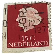 Netherlands Stamp 15c Queen Juliana Issued 1953 Canceled Ungraded Single - £5.49 GBP
