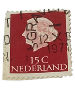 Netherlands Stamp 15c Queen Juliana Issued 1953 Canceled Ungraded Single - $6.87
