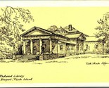 Ruth Rhoads Lepper Gardiner Artist Signed Redwood Library Newport RI Q18 - $9.85